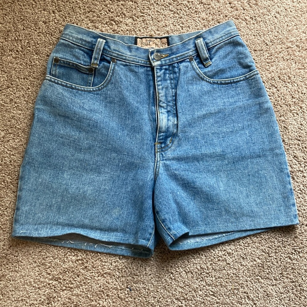 Vintage Street Wear by Carol Little Mom Jean Shorts Sz 27